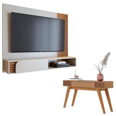 Imagem de Home Suspenso Jurerê 1.6 Off White Matte Freijo com Aparador Riviera F