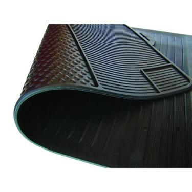 Imagem de Tapete Automotivo Universal 4pçs Borracha Antiderrapante - BRB Borrach