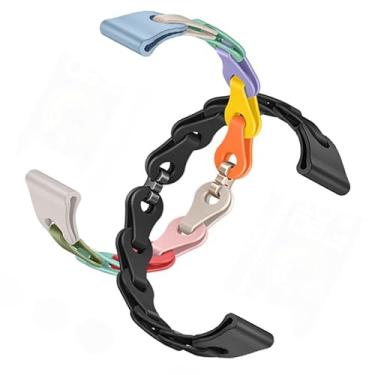 Imagem de Xininyia Pacote com 2 pulseiras inteligentes compatíveis com FITVII HM08 HM58 / Amzhero-Runfit D26 / Virozis P67 / GADIXY G301 / KALOC Fitness Tracker, pulseiras de substituição ajustáveis de silicone