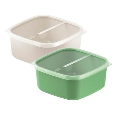 Imagem de Kit 2 Potes Tramontina MixColor 3,4L com Tampa Transparente 25499/906