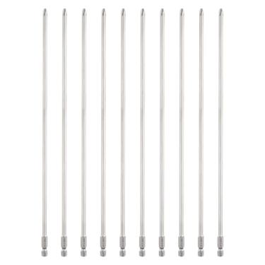 Imagem de HARFINGTON 10 peças de chave de fenda Phillips número 2 PH2 haste sextavada de 1/10.2 cm 11,8" (300 mm) de comprimento 0,5 cm broca magnética de cabeça cruzada S2 broca de aço industrial para