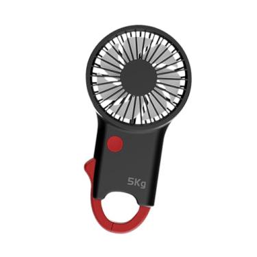 Imagem de Generic Ventilador portátil de mão Ventilador pessoal de mão 2 em 1 Função de fortalecimento de para concerto, Vermelho