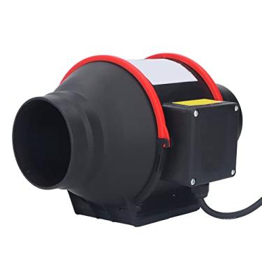 Imagem de Depisuta Ventilador do Duto de 4 Polegadas, 40W 2550rpm de Alta Densidade Lâminas Diagonais Ventilation fã de Ventilação Com Ipx2 Impermeabiliza, fã de Exaustão (Plugue UE 220V)
