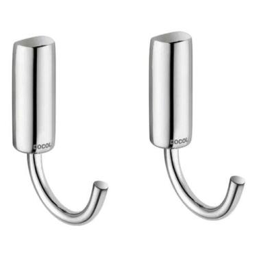 Imagem de Kit 2 Peças Cabide Banheiro Idea Cromado Docol 00585906