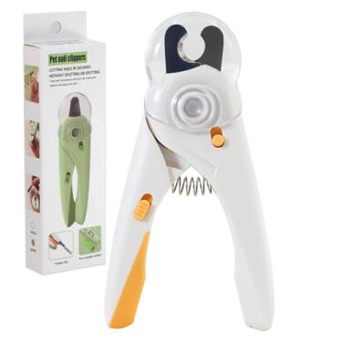 Imagem de IPTPAS Cortador de unhas para animais de estimação com luz para gatos e cachorros pequenos, LED ultra brilhante para iluminar a linhagem das unhas e evitar cortes excessivos, aparador de garras de