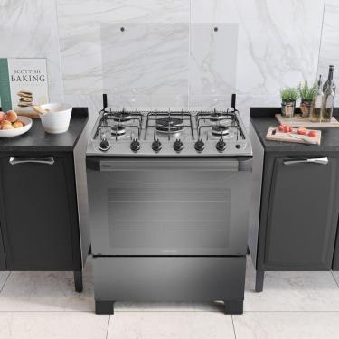Imagem de Fogão New Dream 5 Bocas Prata Bivolt