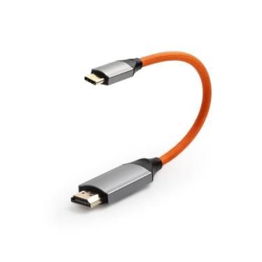 Imagem de ZBLZGP Cabo USB C para HDMI 4K 60Hz, para Lenovo ThinkPad X1/Sony A7 IV/Atomos Ninja V, 20 cm, 18 Gbps, sem atraso para jogos