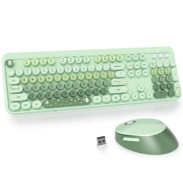 Imagem de Combo de teclado e mouse Guffercty GTSP colorido verde - Guffercty kre