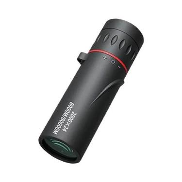Imagem de HD 2000x24 Telescópio Monocular Portátil Mini Suporte Para Celular Par
