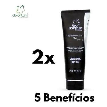 Imagem de Kit C/2 Ativador Modelador De Cachos 5 Em 1 Clorofitum 240g