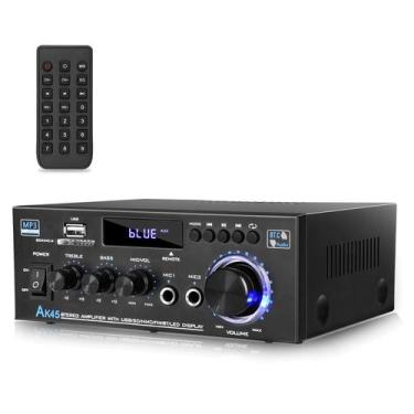 Imagem de Amplificador Daakro AK45 Receptor estéreo Bluetooth 5.0 300W