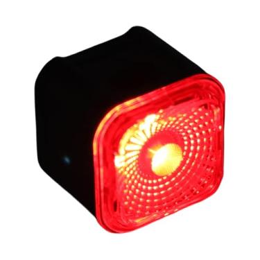 Imagem de TARSHYRY Luzes Inteligentes de Bicicleta para Passeios Noturnos, Luz Traseira de Bicicleta Com Sensor de Freio 6 Modos LED IP55 Provo de água USB C Recarregável (Preto)