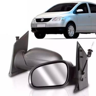 Imagem de Retrovisor Fox 2003 A 2009 Controle Manual - SP ACESSÓRIOS, Esquerdo