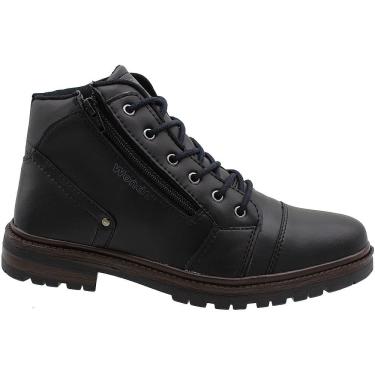 Imagem de Bota Casual Coturno Wonder Resistance Cano Curto Cadarço E Zíper Masculina