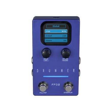Imagem de RiToEasysports Pedal de Efeito de Guitarra de Bateria Flamma, 121 Ranhuras de Tambor 11 Estilos 66 Pedal de Efeito de Guitarra para Estúdio Ao Vivo (Plugue nos EUA)