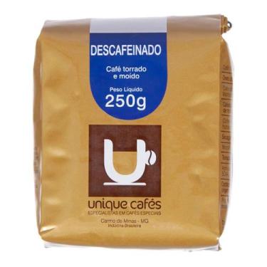 Imagem de Café Unique Torrado E Moído Descafeinado 250g