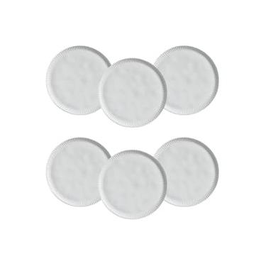 Imagem de Conjunto de Pratos Rasos Porto Brasil Linhas New White 27,5cm - 6 Peças