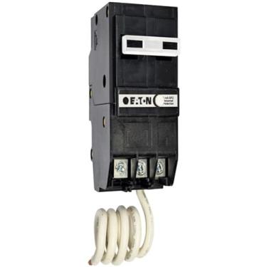 Imagem de Eaton Brn250Gf Br Gfci Disjuntor, Falha De Aterramento, Pigtail Neutro, 50 A, 10 Kaic, Dois Polos, 120/240 V, Preto