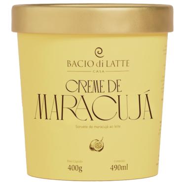 Imagem de Gelato Creme de Maracujá Bacio di Latte Casa 490ml