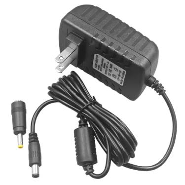 Imagem de YBSCJHGR Carregador adaptador CA CC de 12 V compatível com leitores de DVD portáteis Sylvania de 17,8 a 33,8 cm, cabo de carregamento de 1,8 m