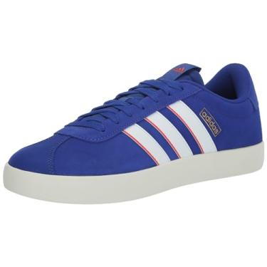 Imagem de adidas Tênis masculino Vl Court 3.0, Azul semi lúcido/branco/vermelho brilhante, 40