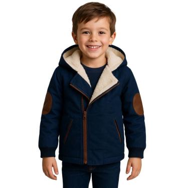 Imagem de Jaqueta Infantil Menino Casaco Inverno Rigoroso Parka Puffer