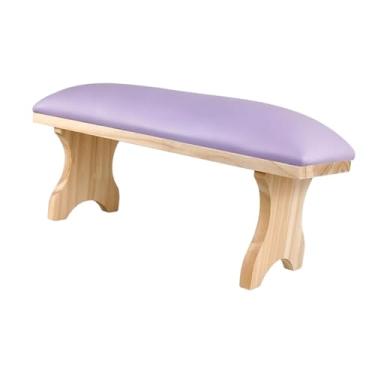 Imagem de FashionCha Apoio de Mão para Unhas PU Acessórios de Beleza Tapete de Mesa Portátil Antiderrapante Suporte de Mão para Manicure para Mulheres Meninas Casa Faça Vo, violeta
