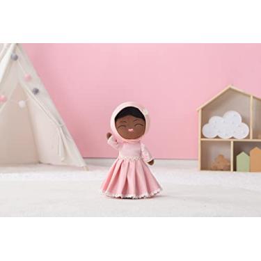 Imagem de Mommy Yasmin - Soothe & Talking Hijab Doll | Surah & Dua | Birthday Gift | Interactive + Sensory + Relaxing | Remote | for Baby + Toddlers + Kids(Smiling Eyes)-Brown
