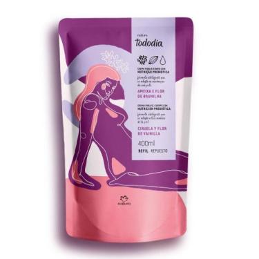 Imagem de Refil Creme Hidratante Desodorante 400ML Tododia Ameixa e Flor de Baun
