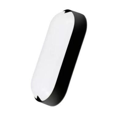 Imagem de Luminária Arandela Tartaruga Led Sob 12w Gaya Branco Faixa Preta Volta