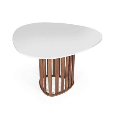 Imagem de Mesa de Jantar Orgânica 4 Lugares 120x118cm - Straub Web