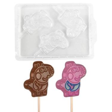 Imagem de 10 Forma Simples Pirulito Porquinho Personagem Infantil Fofo - San Fel