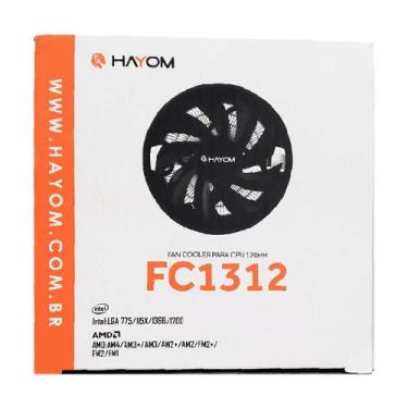 Imagem de Cooler Universal Intel e AMD para Cpu 120mm FC1312 - Hayom