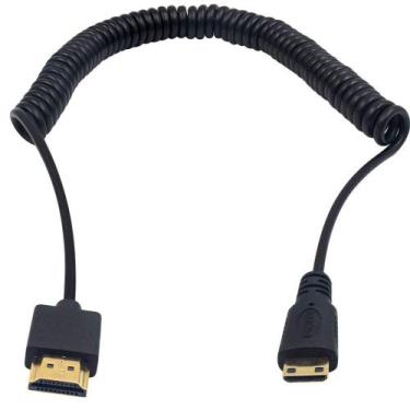 Imagem de Cabo HDMI para HDMI Duttek Ultra-Thin Mini 2,5 m em espiral 4K