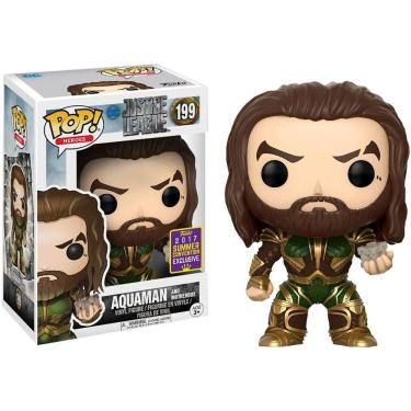 Imagem de Funko Pop Justice League 199 Aquaman Exclusive