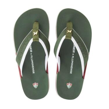 Imagem de Sandalia Kenner Collab Fluminense Masculino - Verdebord