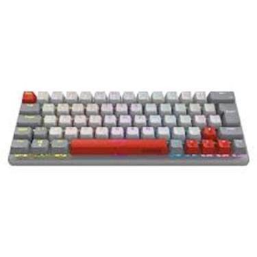 Imagem de Teclado Mecanico Pcyes Kuromori White Ghost Switch Blue