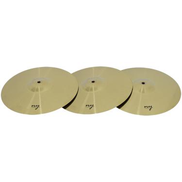 Imagem de Kit 3 Pratos de Ataque para Bateria 18" Liga de Aço New York