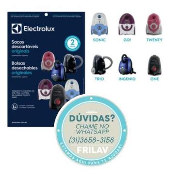 Imagem de Saco Descartável Aspirador de Pó Original Electrolux - 3 Unidades para