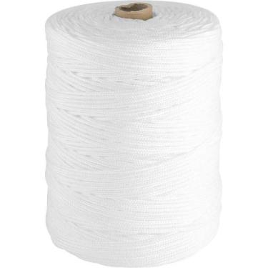 Imagem de Corda Multifilamento Trançada 4mm x 400m Branca Vonder