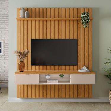 Imagem de Painel Suspenso Ripado 1.8 Voi Mdp/mdf Cinamomo Mel G26 - Gran Belo