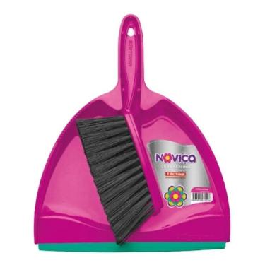 Imagem de 2X Pá De Lixo Com Escova Clipá - Bt120 Noviça Rosa