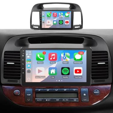 Imagem de Leadfan Rádio automotivo para Toyota Camry 2002 2003 2004 2005 2006 (versão JBL) com Carplay Android Auto, tela sensível ao toque Leadfan de 9 polegadas com câmera de backup GPS Bluetooth SWC