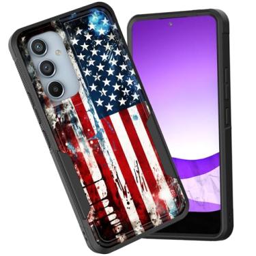 Imagem de CICPLKSE Capa protetora para Galaxy S25 FE, camada dupla, híbrida, à prova de choque, rígida, policarbonato macio, TPU (poliuretano termoplástico), capa protetora para Samsung Galaxy S25 FE de 6,7