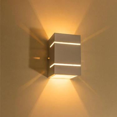 Imagem de Arandela Alumínio 2 Focos Muro/Parede Externa Eterna Não Enf