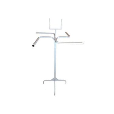 Imagem de Arara Em Metalon Quadrada C- Porta Preço Branco