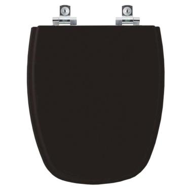 Imagem de Assento Sanitário Soft Close Venice Preto Para Vaso Belize