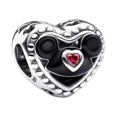 Imagem de Charm De Prata Esterlina 925 Da Disney Para Pulseira Mickey Minnie, Be