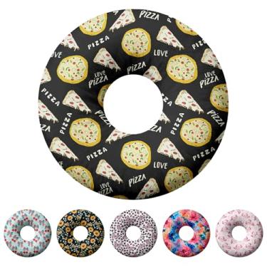 Imagem de Travesseiro de piercing de orelha para dormir de lado, travesseiros com furos para dor de ouvido, travesseiro de donut para adultos, CNH, alívio de dor de ouvido, almofada de pressão e orifício no