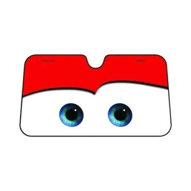 Imagem de Protetor Solar Para Carro Grande 150x70CM Com Olhos De Desenho Animado